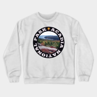 Acadia National Park circle Crewneck Sweatshirt